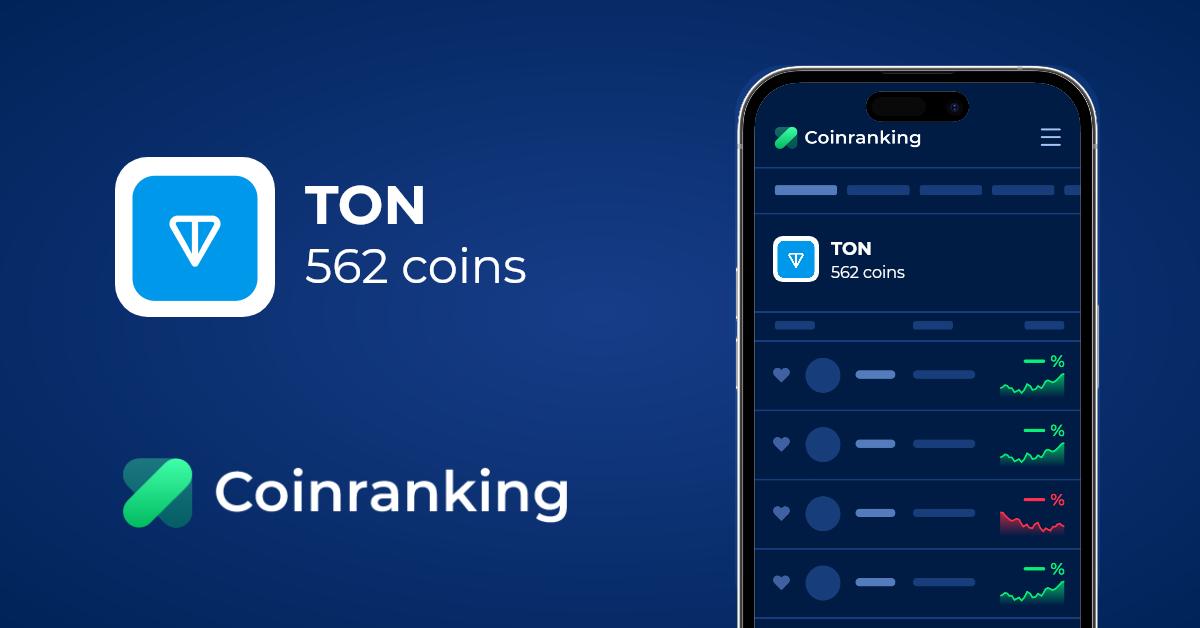 TON Ecosystem Coins - Top 50 List | Coinranking