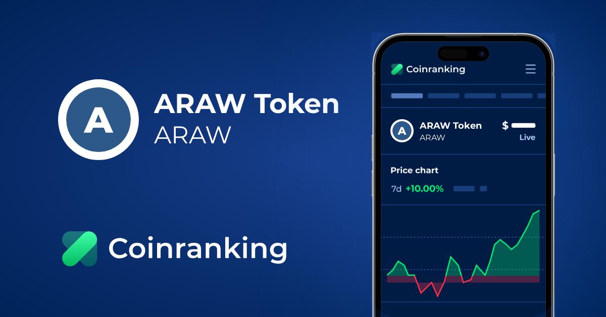 Araw Token Araw Price To Usd Live Value Today Coinranking
