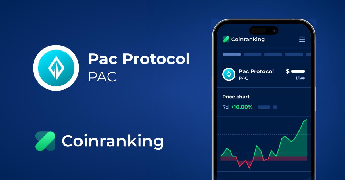 Paccoin Pac Price To Usd Live Value Today Coinranking