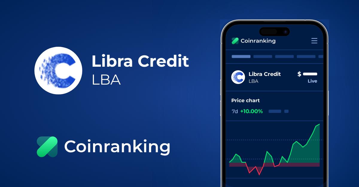 Libra Credit Lba Price To Usd Live Value Today Coinranking