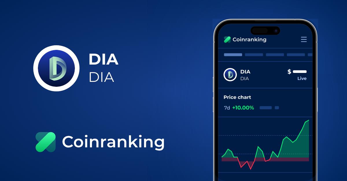Dia Dia Price To Usd Live Value Today Coinranking