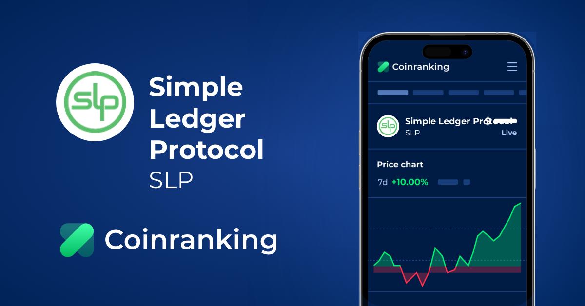 Simple Ledger Protocol Slp Price To Usd Live Value Today Coinranking