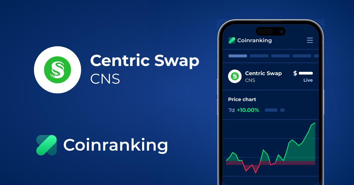 Centric Cash Cns Price To Usd Live Value Today Coinranking