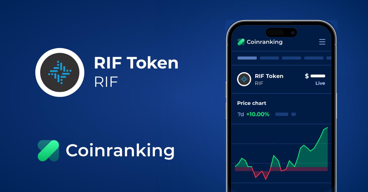 Rif Token Rif Price To Usd Live Value Today Coinranking