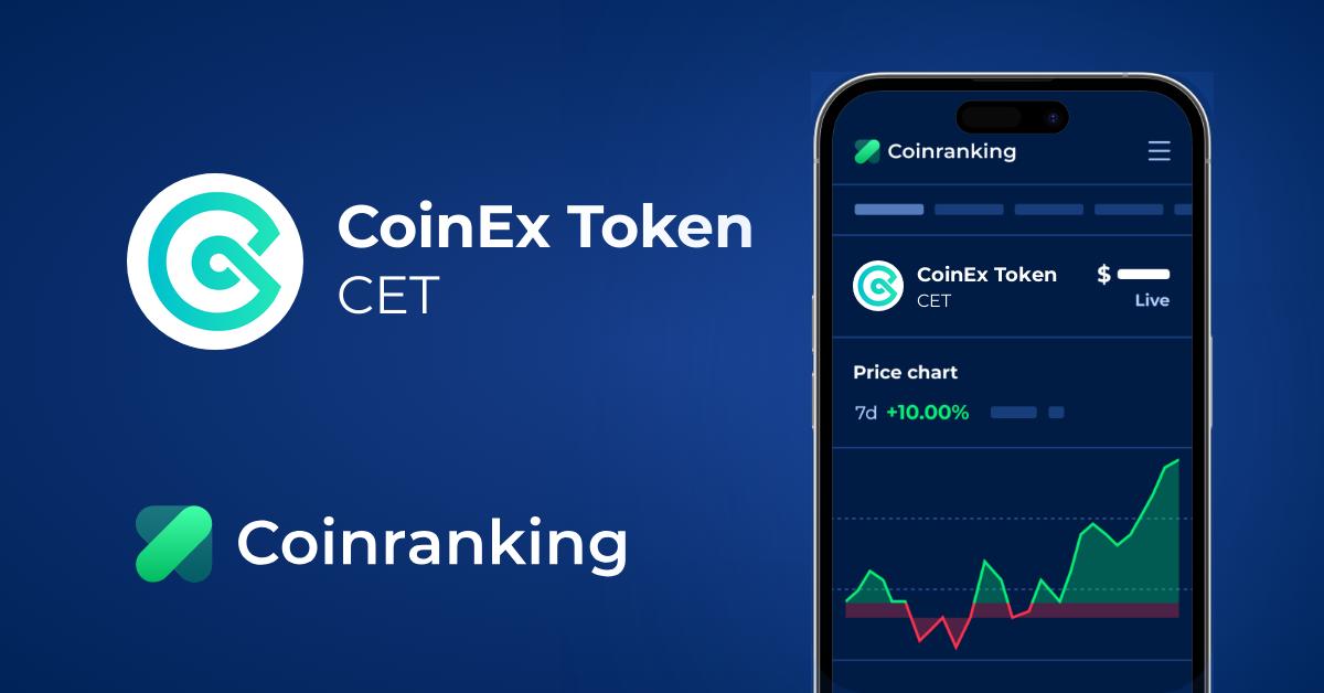 Coinex Token Cet Price To Usd Live Value Today Coinranking