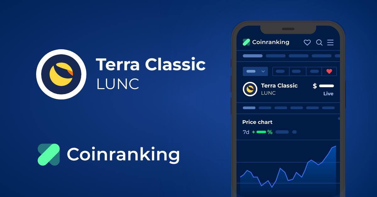 Terra Luna Price To Usd Live Value Today Coinranking