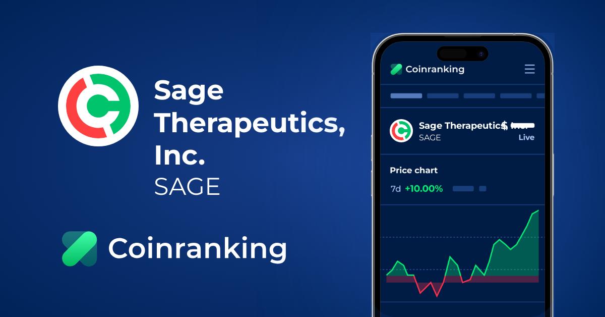 Sage Therapeutics Inc Sage Price To Usd Live Value Today Coinranking