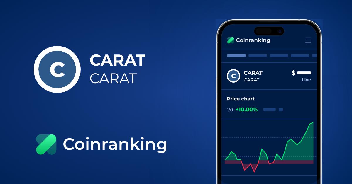 Carat Carat Price To Usd Live Value Today Coinranking