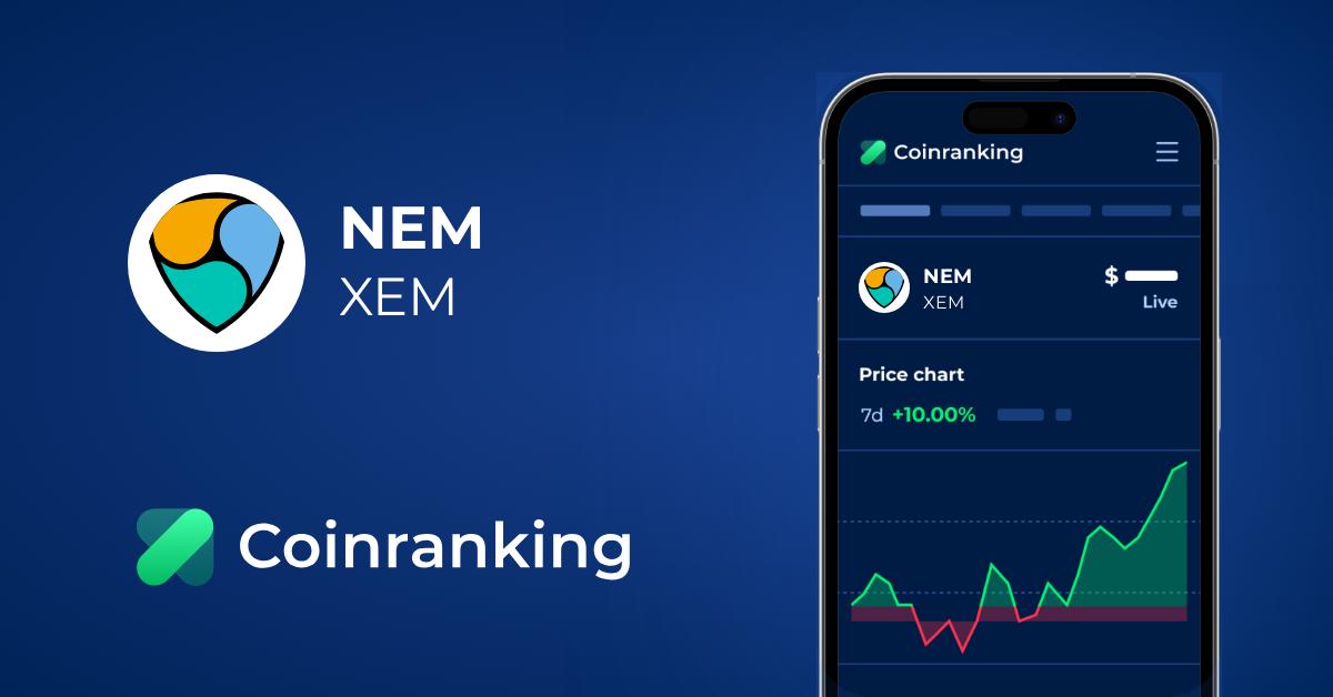 NEM Price Today - XEM to US dollar Live - Crypto | Coinranking