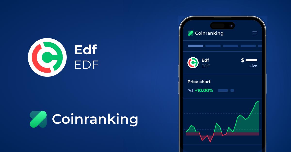 Edf Edf Price To Usd Live Value Today Coinranking