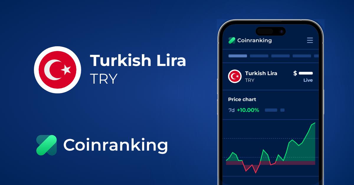 Harga Live Bagan Riwayat Turkish Lira Try Coinranking