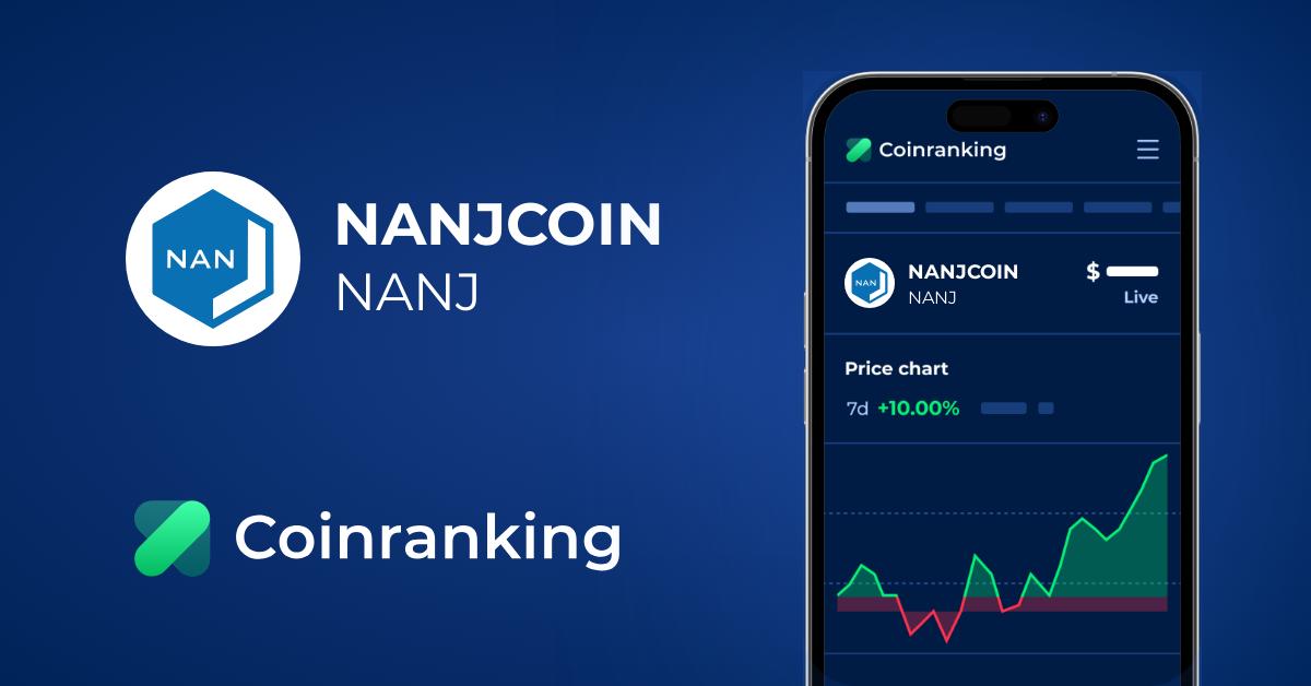 Nanjcoin Nanj Price To Usd Live Value Today Coinranking