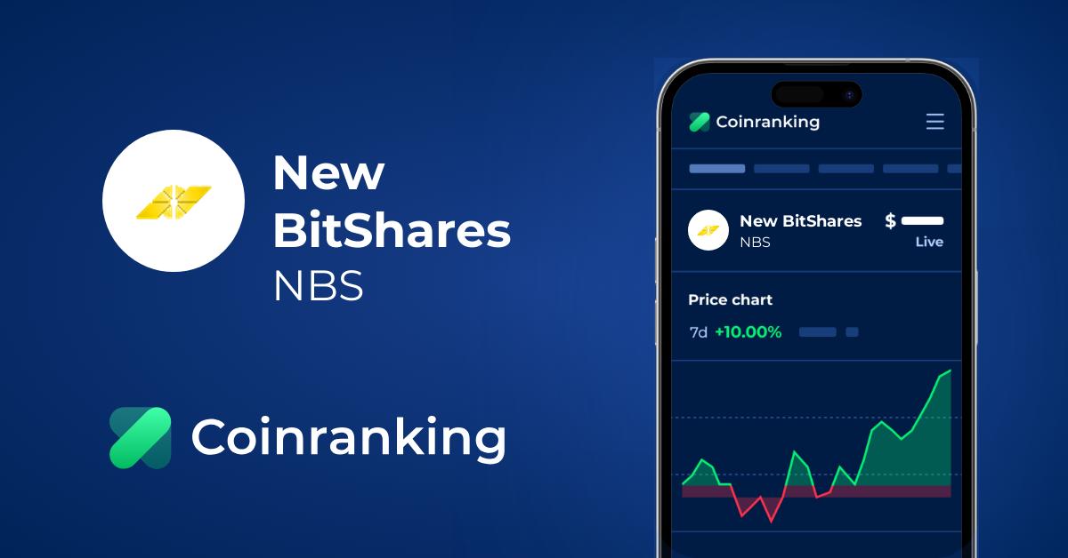 Harga Live Bagan Riwayat New Bitshares Nbs Coinranking