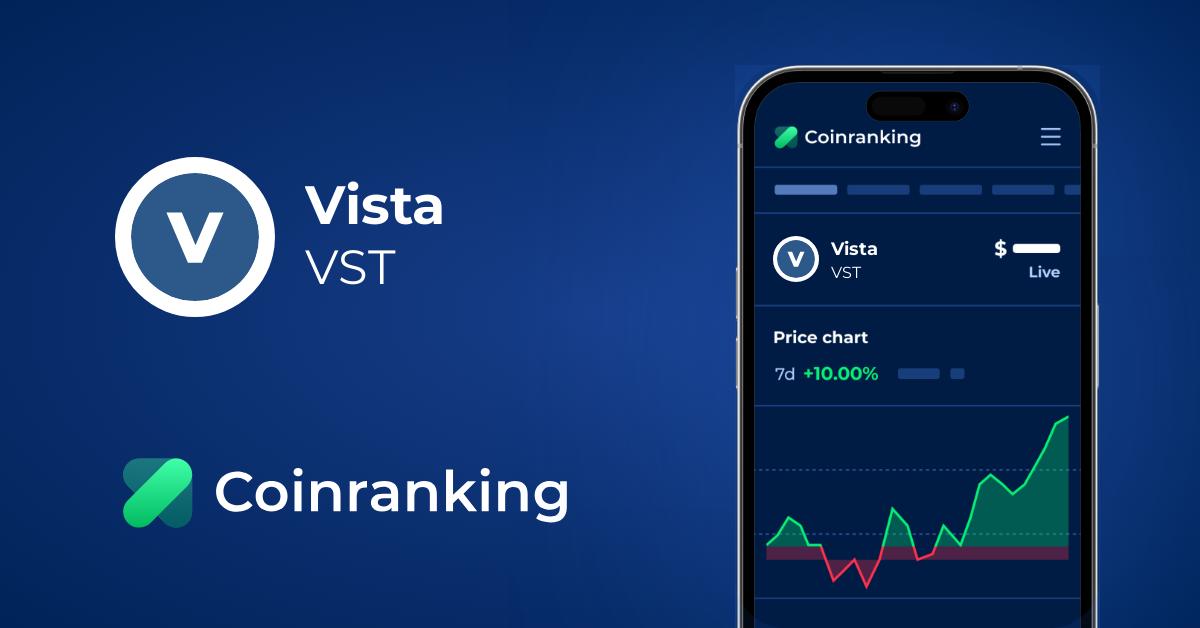 Vista Vst Price To Usd Live Value Today Coinranking
