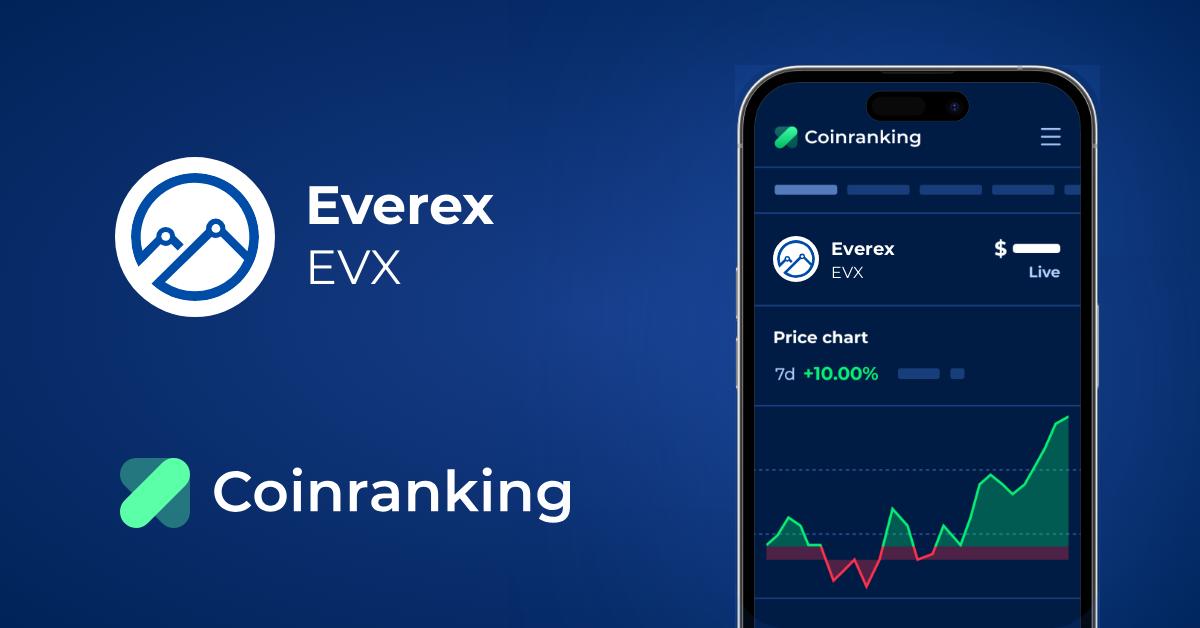 Everex Evx Price To Usd Live Value Today Coinranking