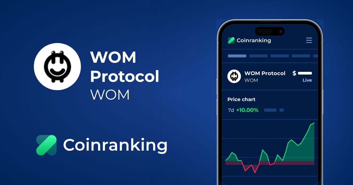 Wom Protocol Wom Price To Usd Live Value Today Coinranking
