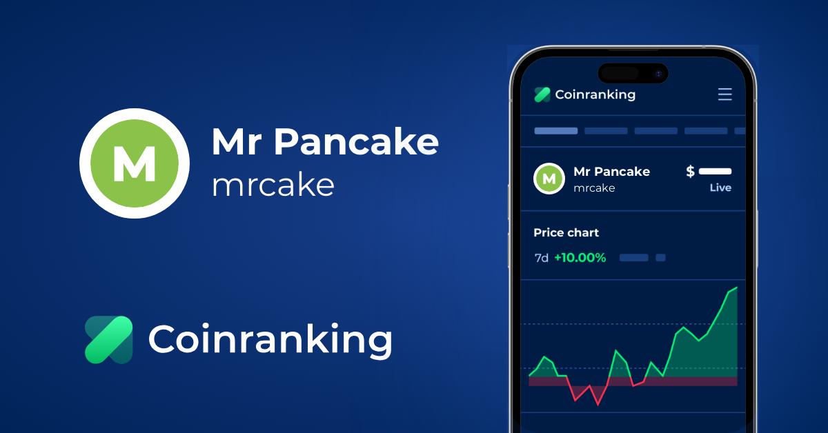 Mr Pancake Price (mrcake) in USD - Live Updates | Coinranking