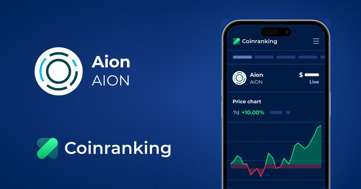 Harga Live Bagan Riwayat Aion Aion Coinranking