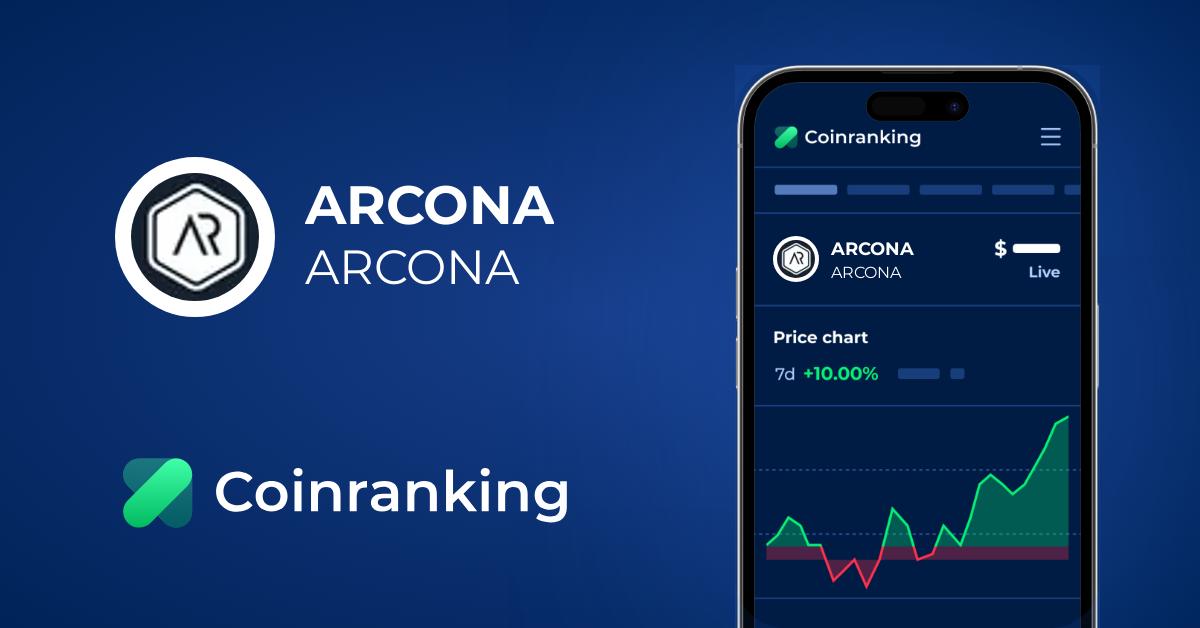 Arcona Arcona Price To Usd Live Value Today Coinranking