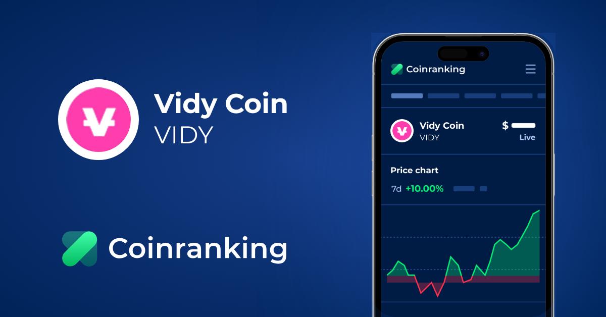 Vidy Coin Vidy Price To Usd Live Value Today Coinranking