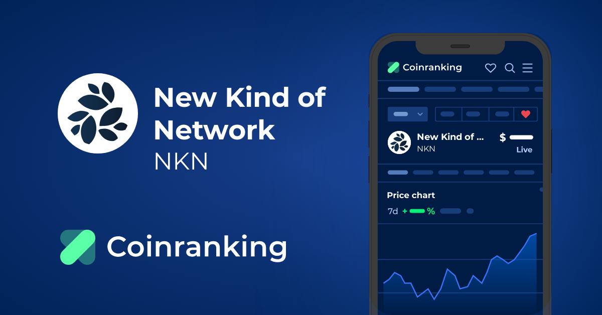 New Kind Of Network Nkn Price To Usd Live Value Today Coinranking