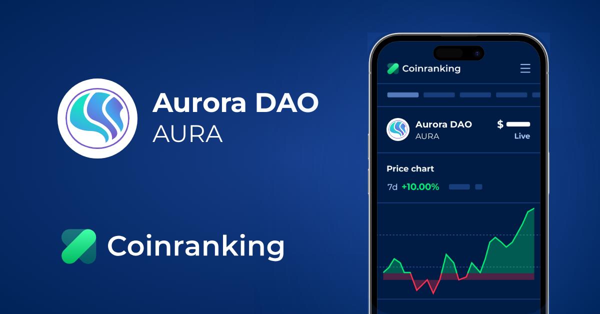 Aurora Dao Aura Price To Usd Live Value Today Coinranking