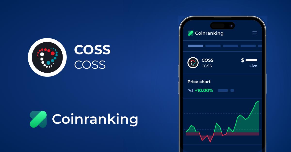 Coss Coss Price To Usd Live Value Today Coinranking