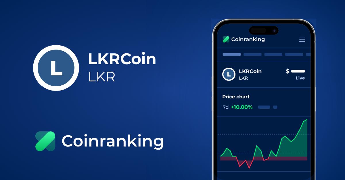 Lkrcoin Lkr Price To Usd Live Value Today Coinranking