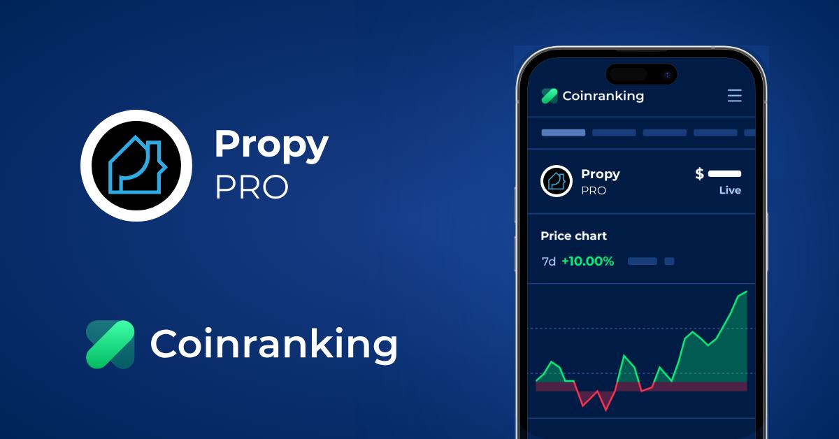 Harga Live Bagan Riwayat Propy Pro Coinranking