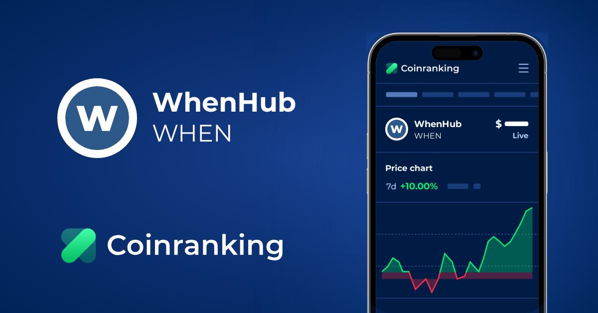 Whenhub When Price To Usd Live Value Today Coinranking