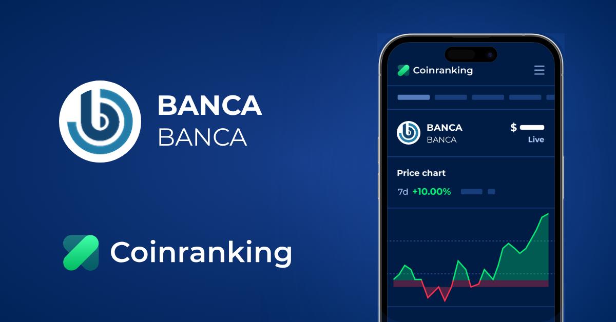 Banca Banca Price To Usd Live Value Today Coinranking