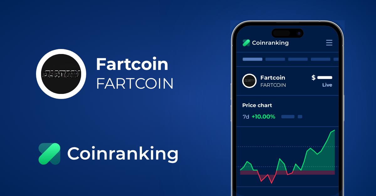 Fartcoin Price (FARTCOIN) in USD - Live Updates | Coinranking