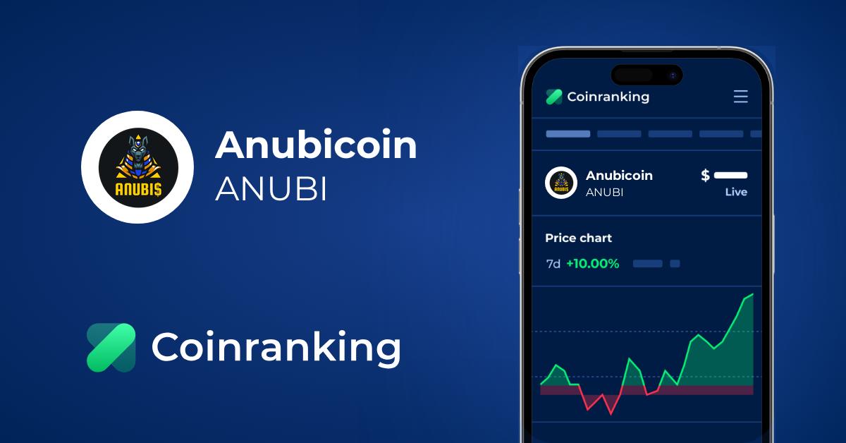 Anubicoin Anubi Price To Usd Live Value Today Coinranking