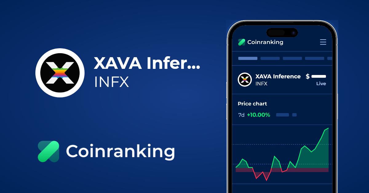 XAVA Inference Price (INFX) in USD - Live Updates | Coinranking
