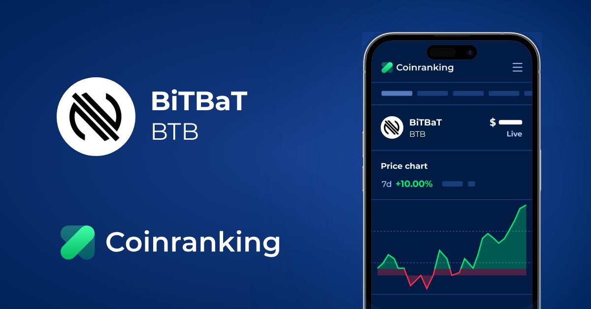 Bitbat Btb Price To Usd Live Value Today Coinranking