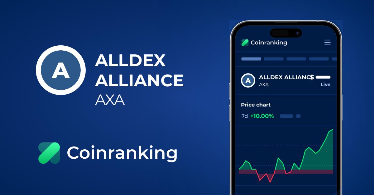 Alldex Alliance Axa Price To Usd Live Value Today Coinranking