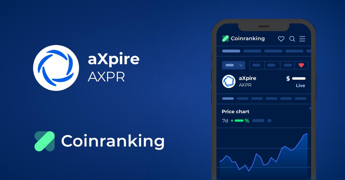Harga Live Bagan Riwayat Axpire Axpr Coinranking