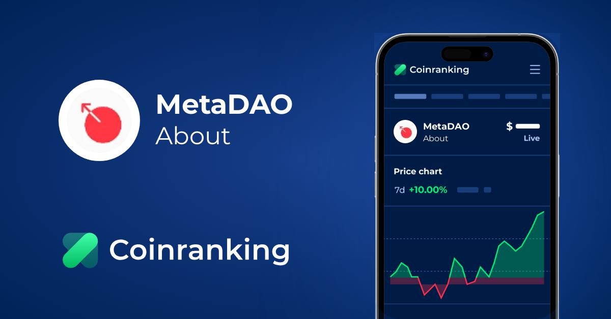 What is MetaDAO (META)? | Coinranking