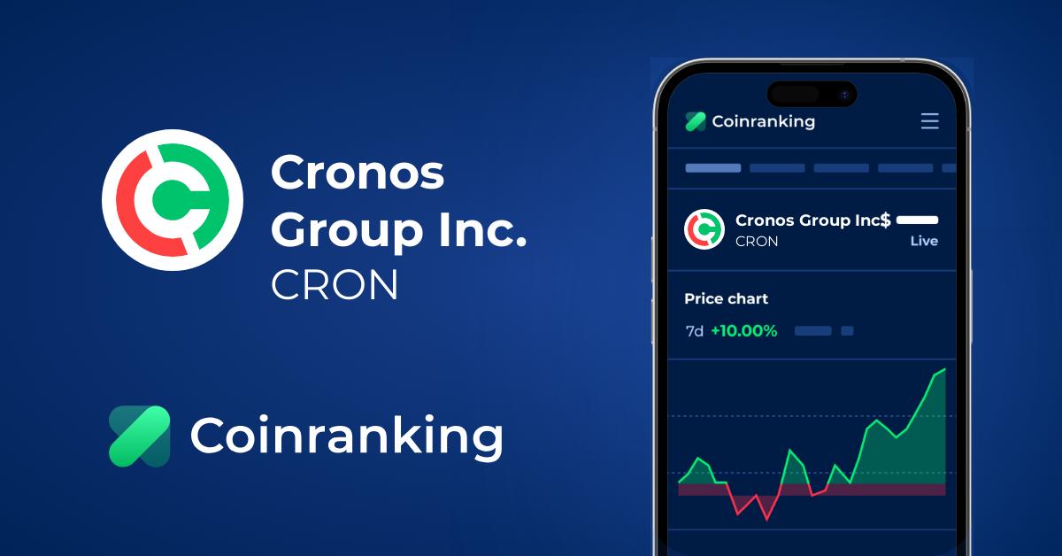 Cronos Group Inc Cron Price To Usd Live Value Today Coinranking