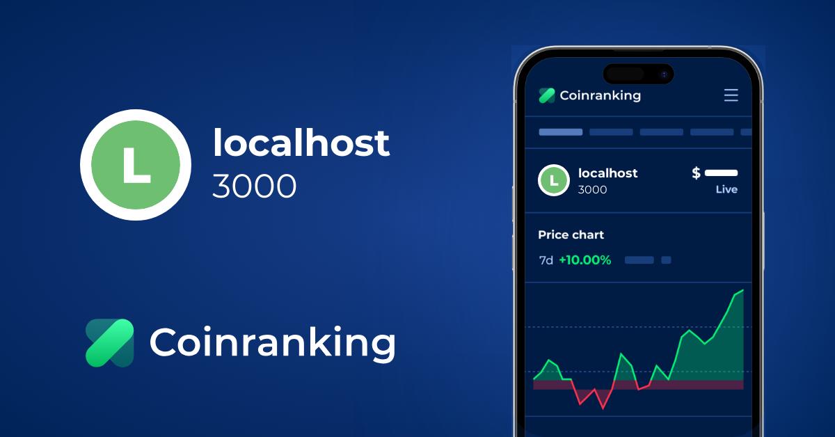 localhost Price (3000) in USD - Live Updates | Coinranking