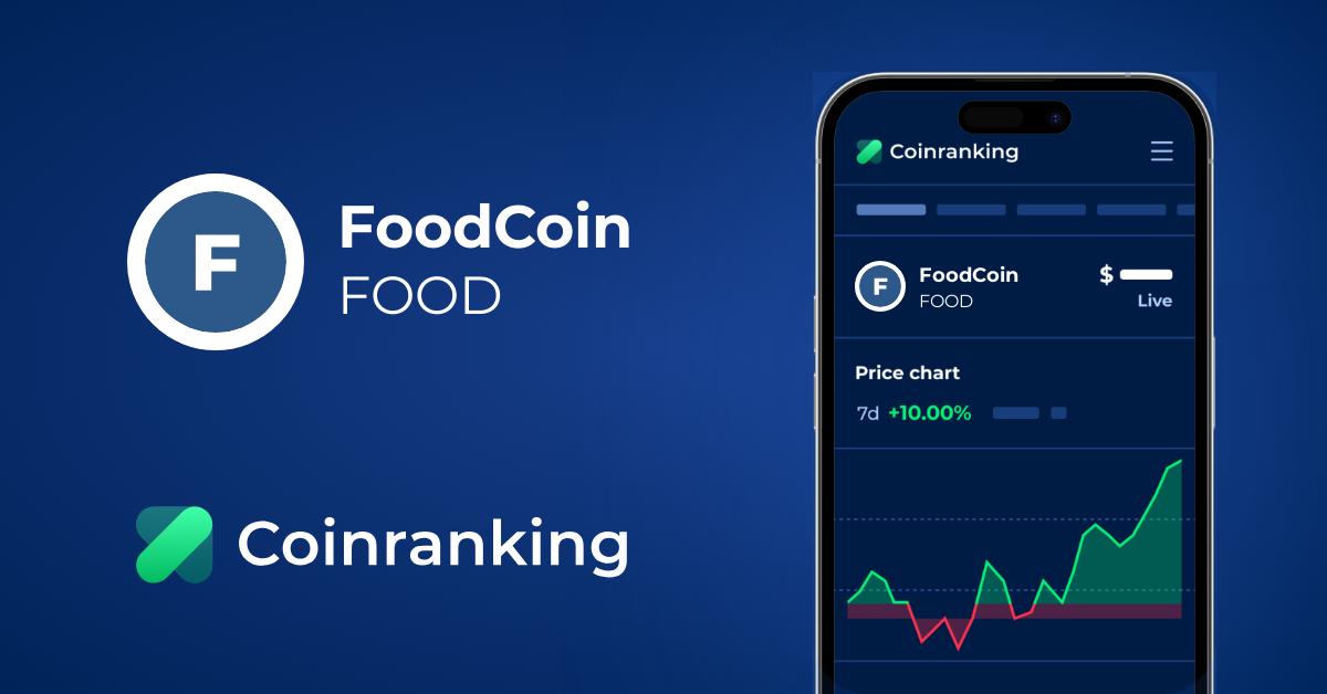 Foodcoin Food Price To Usd Live Value Today Coinranking