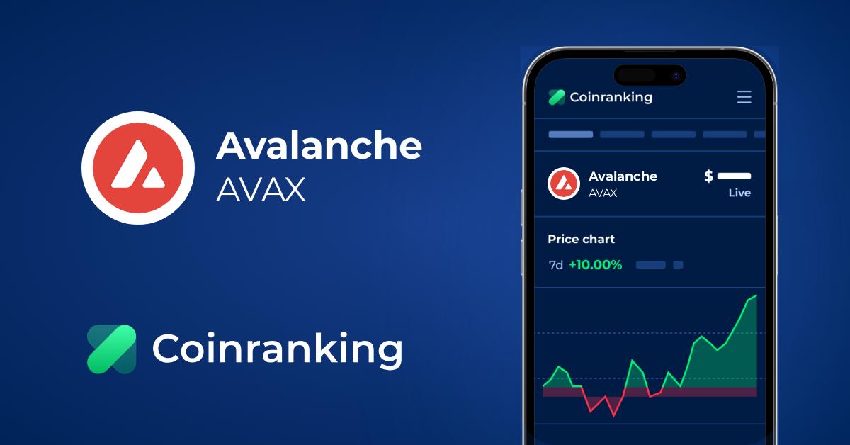 Avalanche Avax Price To Usd Live Value Today Coinranking
