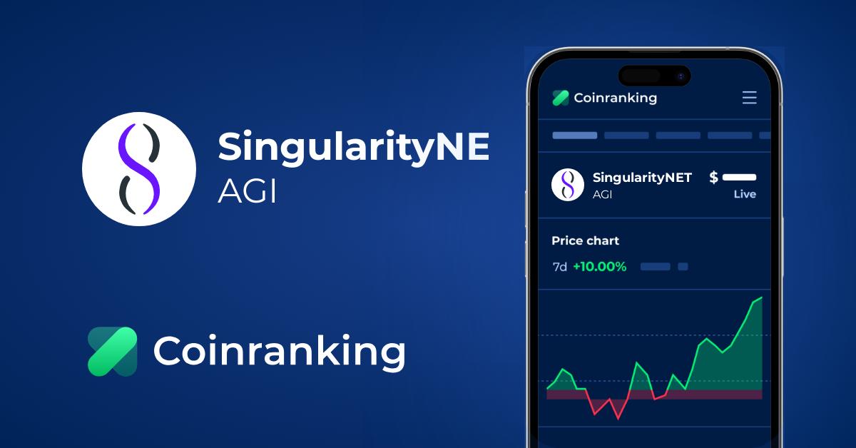 Singularitynet Agi Price To Usd Live Value Today Coinranking