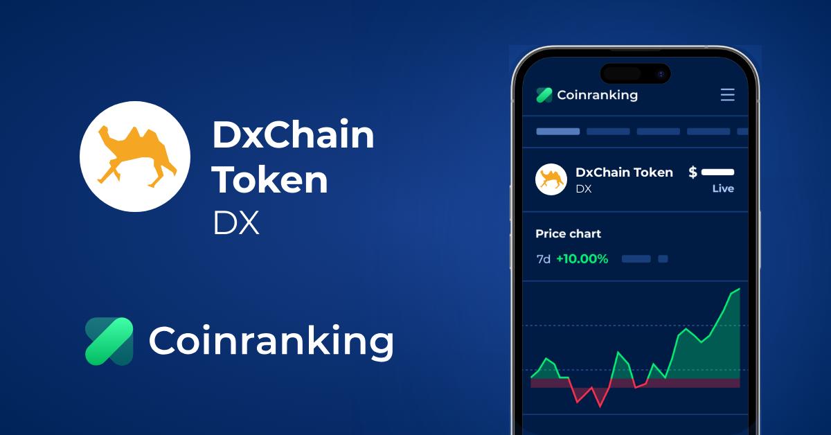 Dxchain Token Dx Price To Usd Live Value Today Coinranking