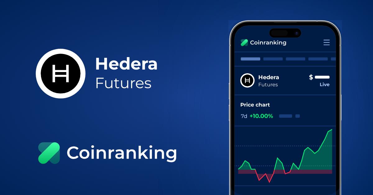 Hedera (HBAR) Futures Data - OI, Volume & Funding Rates | Coinranking
