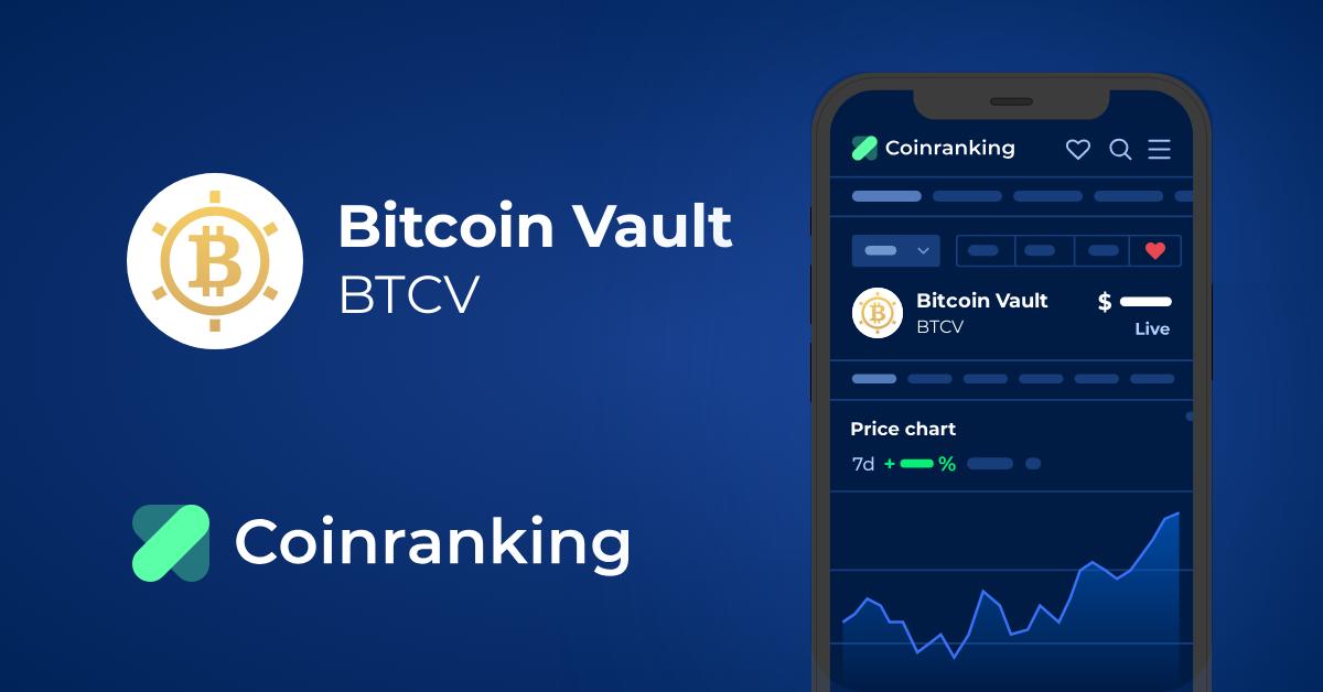 Bitcoin Vault Btcv Price To Usd Live Value Today Coinranking