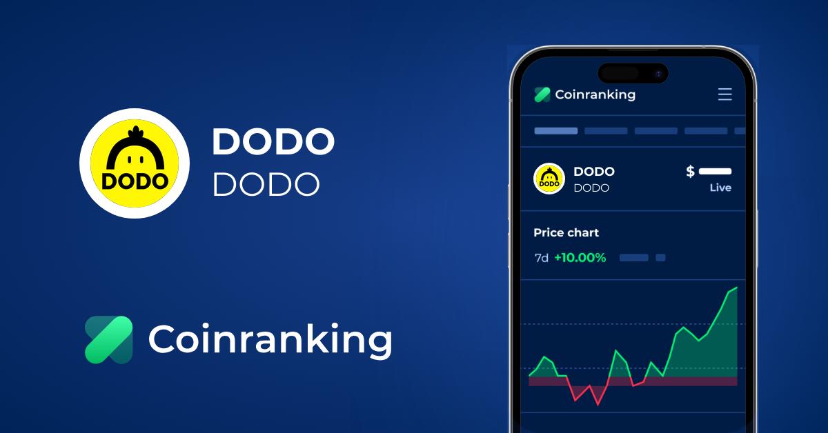 Dodo Dodo Price To Usd Live Value Today Coinranking