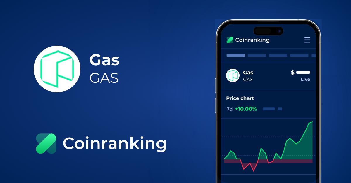Gas Gas Price To Usd Live Value Today Coinranking