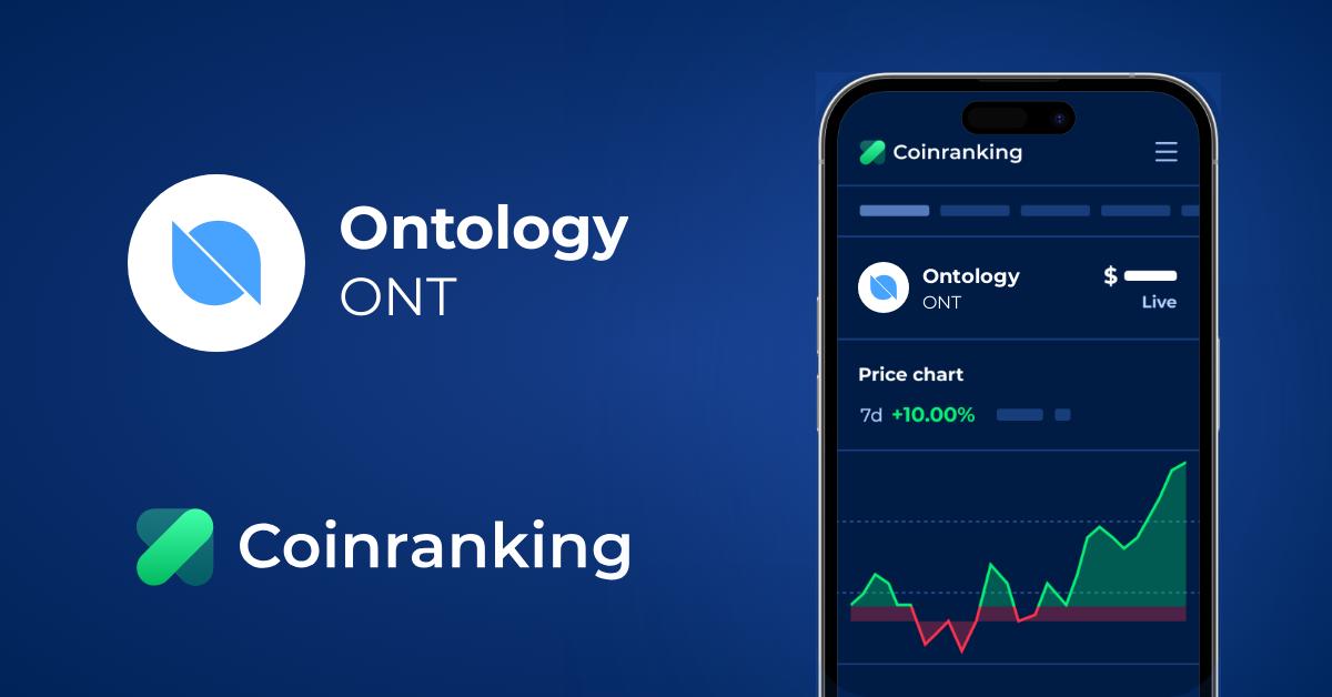 Ontology Ont Price To Usd Live Value Today Coinranking