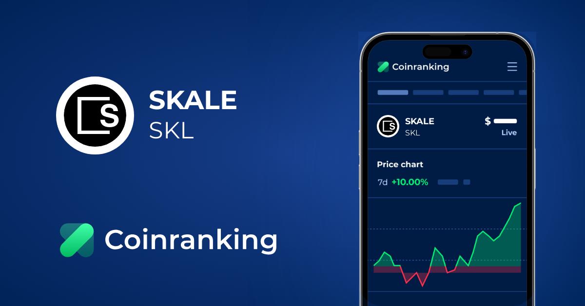 Skale Skl Price To Usd Live Value Today Coinranking